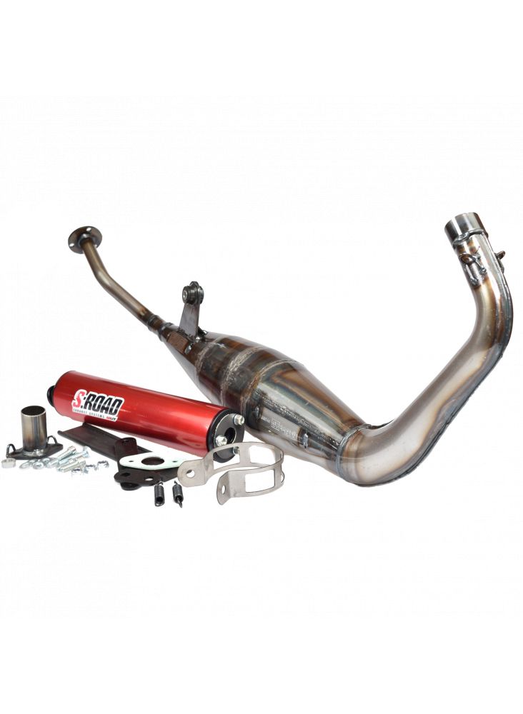 MVT EC02 - POT PASSAGE BAS S-ROAD 50cc HOMOLOGUÉ CE DERBI SENDA